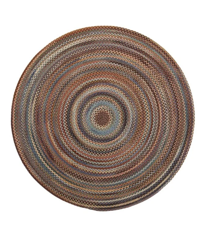 L.L.Bean Braided Wool Rug, 6'' Diam. - Image 3