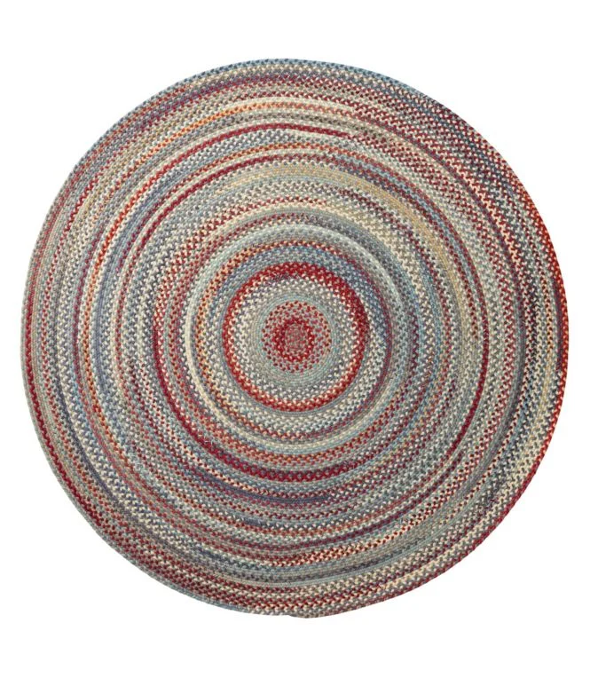 L.L.Bean Braided Wool Rug, 6'' Diam. - Image 4