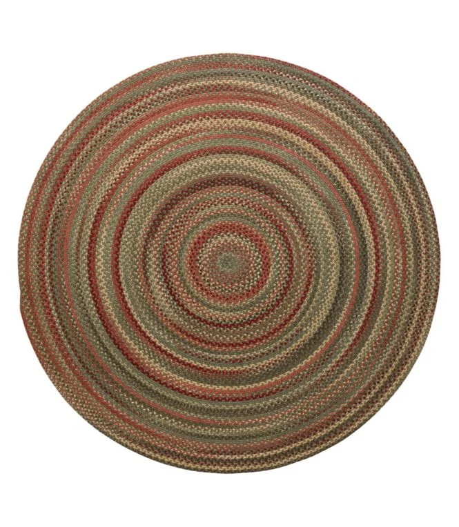 L.L.Bean Braided Wool Rug, 6'' Diam. - Image 6