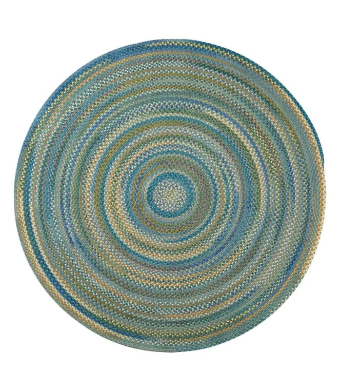 L.L.Bean Braided Wool Rug, 6'' Diam. - Image 7