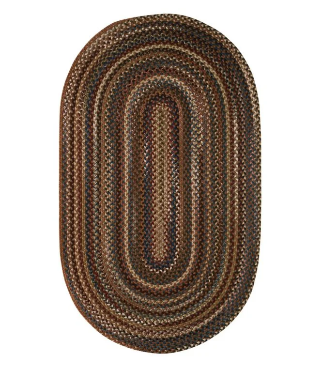 L.L.Bean Braided Wool Rug, Oval