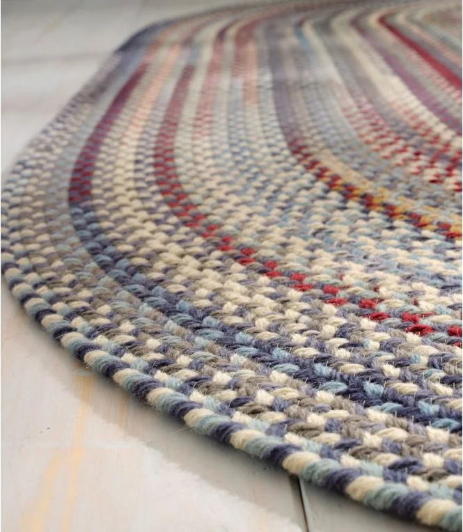 L.L.Bean Braided Wool Rug, Oval - Image 4
