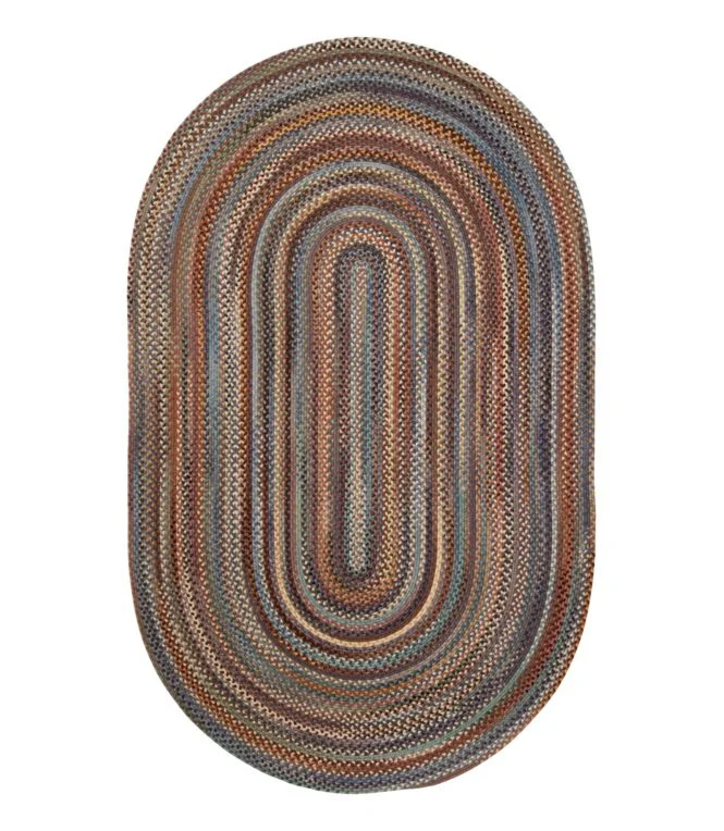L.L.Bean Braided Wool Rug, Oval - Image 5