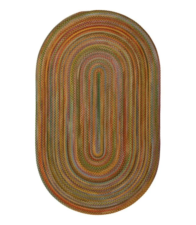L.L.Bean Braided Wool Rug, Oval - Image 6
