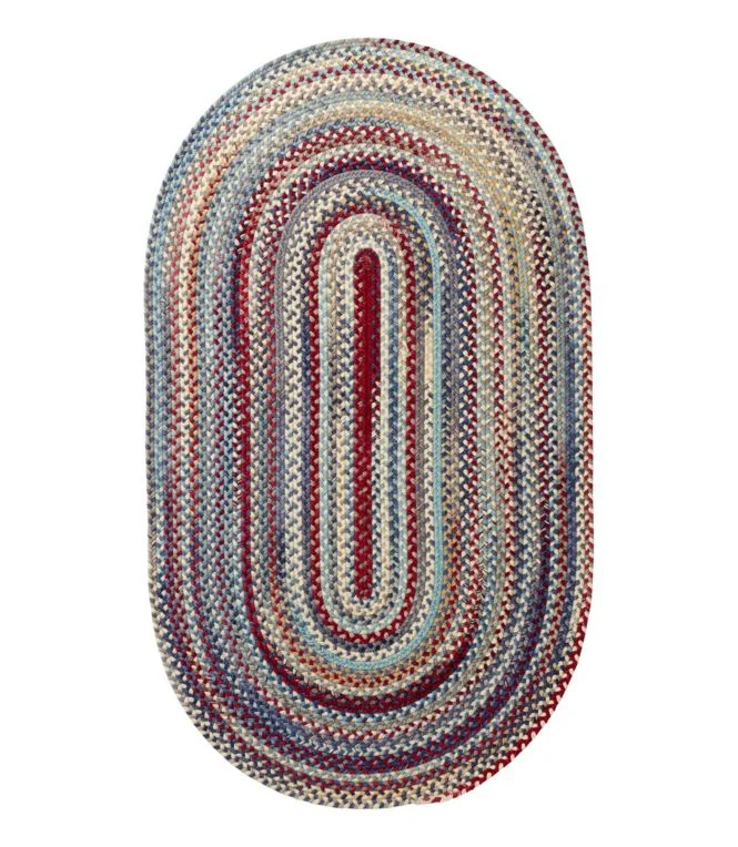 L.L.Bean Braided Wool Rug, Oval - Image 7