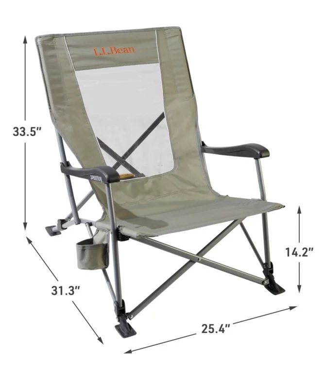 L.L.Bean Easy Comfort Camp Chair, Low - Image 5