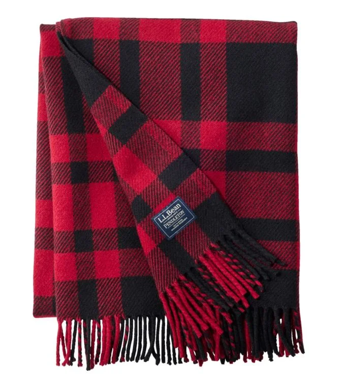 L.L.Bean Washable Wool Throw, Plaid 54"" x 60"" - Image 6