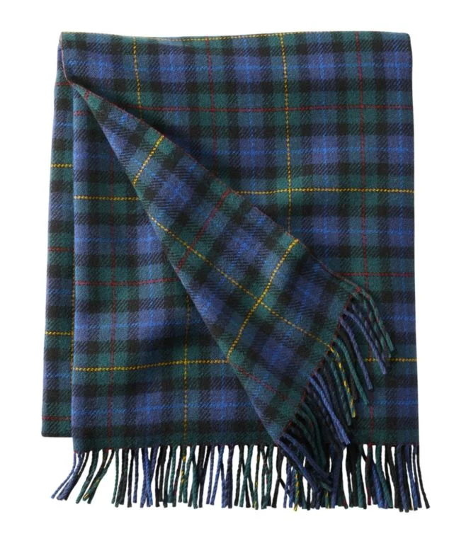 L.L.Bean Washable Wool Throw, Plaid 54"" x 60"" - Image 7