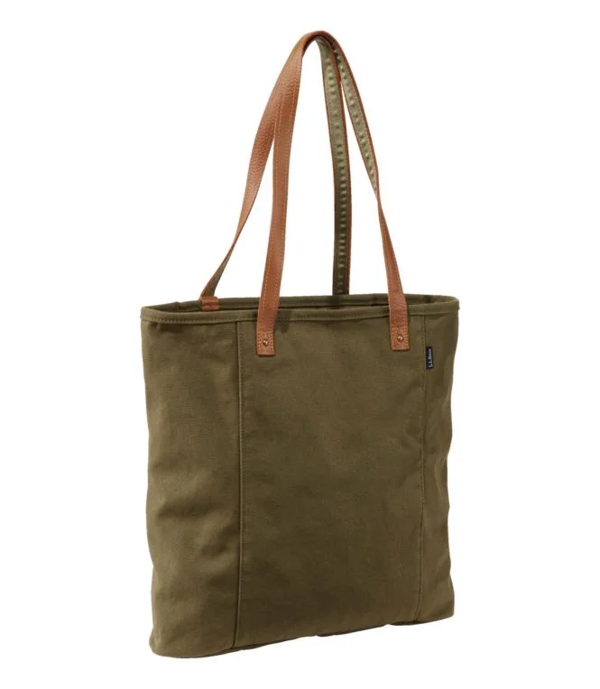 Alternative view of Leather-Handle Essential Tote Bag