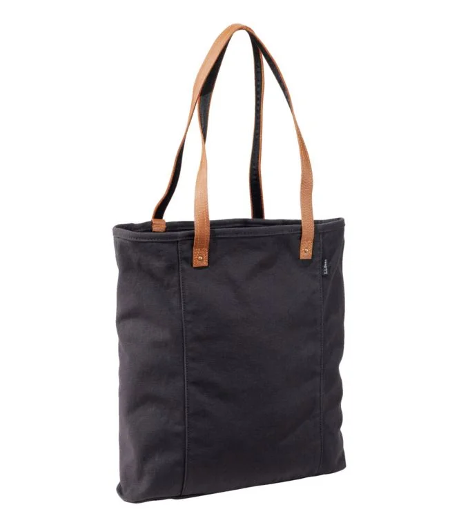 Leather-Handle Essential Tote Bag - Image 6