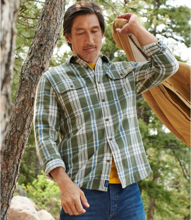Men''s 1912 Field Flannel Shirt, Slightly Fitted Untucked Fit, Plaid - Image 8