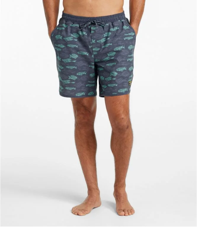 Men''s All-Adventure Swim Shorts, Print, 7""