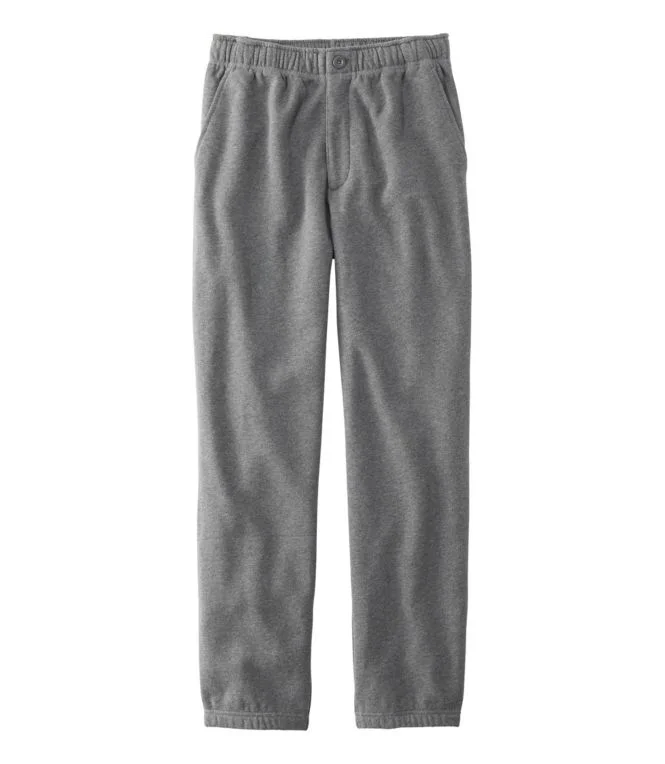 Men''s Athletic Sweats, Zip-Fly Sweatpants with Internal Drawstring
