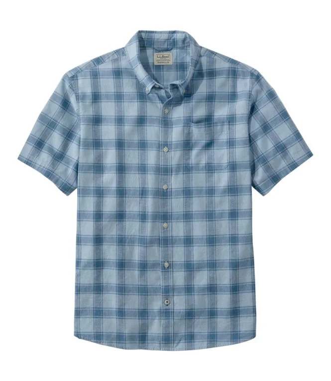 Men''s Backyard BBQ Shirt, Short-Sleeve, Traditional Untucked Fit, Plaid