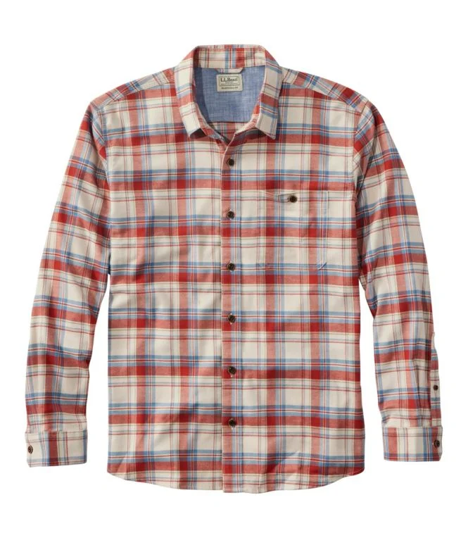 Men''s BeanFlex® All-Season Flannel Shirt, Traditional Untucked Fit, Long-Sleeve - Image 10