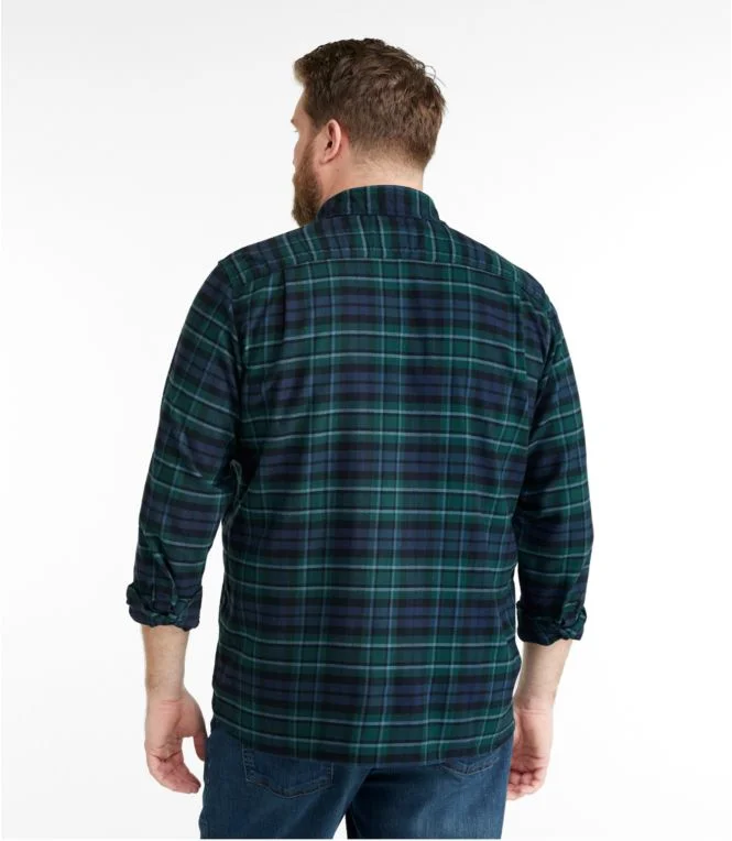 Men''s BeanFlex® All-Season Flannel Shirt, Traditional Untucked Fit, Long-Sleeve - Image 6