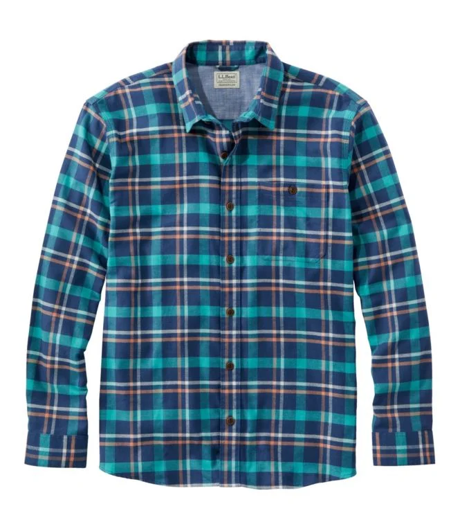 Men''s BeanFlex® All-Season Flannel Shirt, Traditional Untucked Fit, Long-Sleeve - Image 9