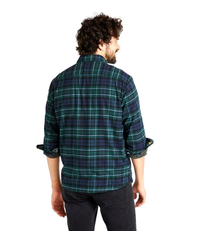 Men''s BeanFlex® All-Season Flannel, Waffle-Lined Shirt, Traditional Untucked Fit - Image 4