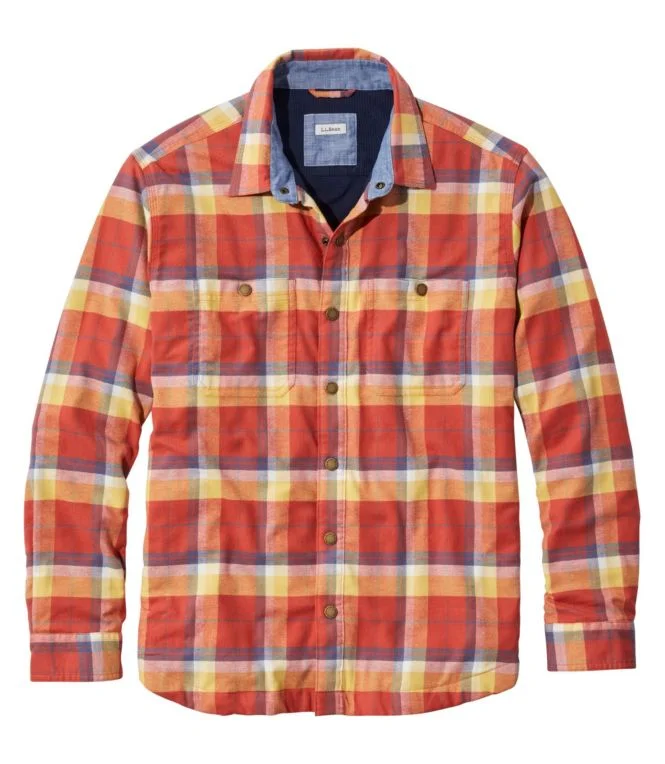 Men''s BeanFlex® All-Season Flannel, Waffle-Lined Shirt, Traditional Untucked Fit - Image 5