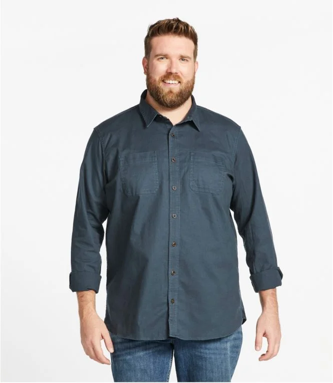 Men''s BeanFlex® Twill Shirt, Traditional Untucked Fit, Long-Sleeve - Image 5