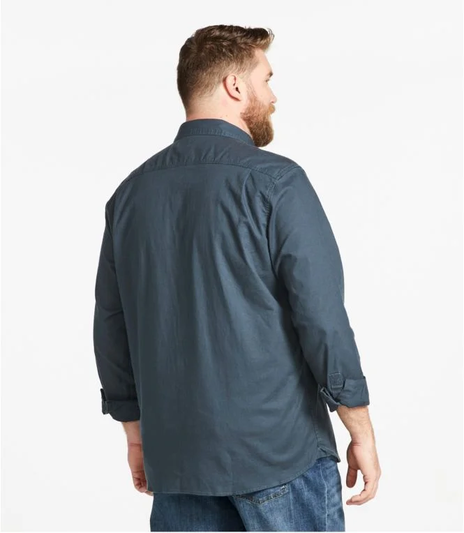 Men''s BeanFlex® Twill Shirt, Traditional Untucked Fit, Long-Sleeve - Image 6