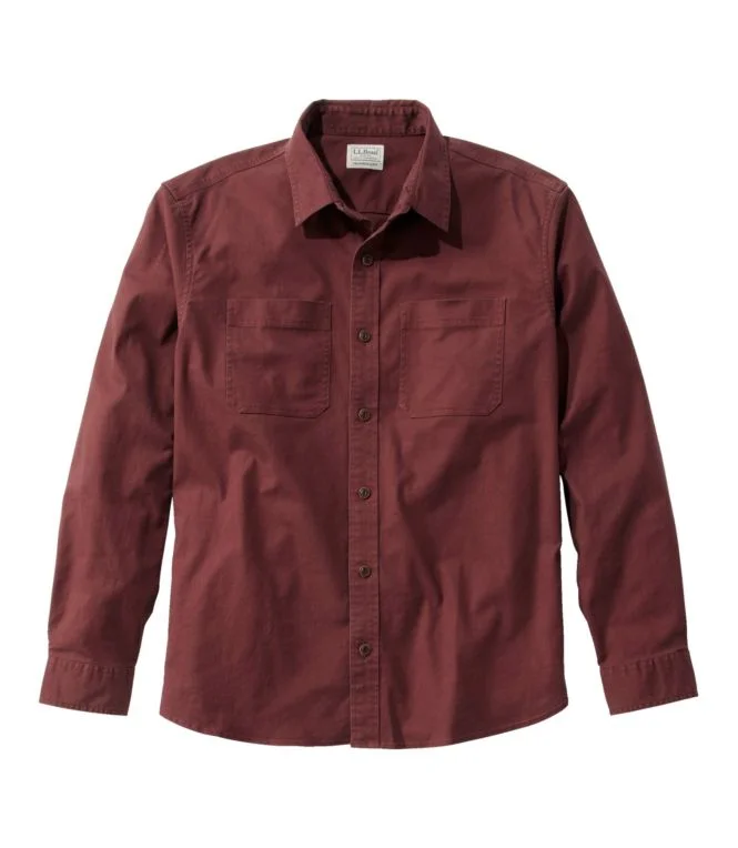 Men''s BeanFlex® Twill Shirt, Traditional Untucked Fit, Long-Sleeve - Image 9