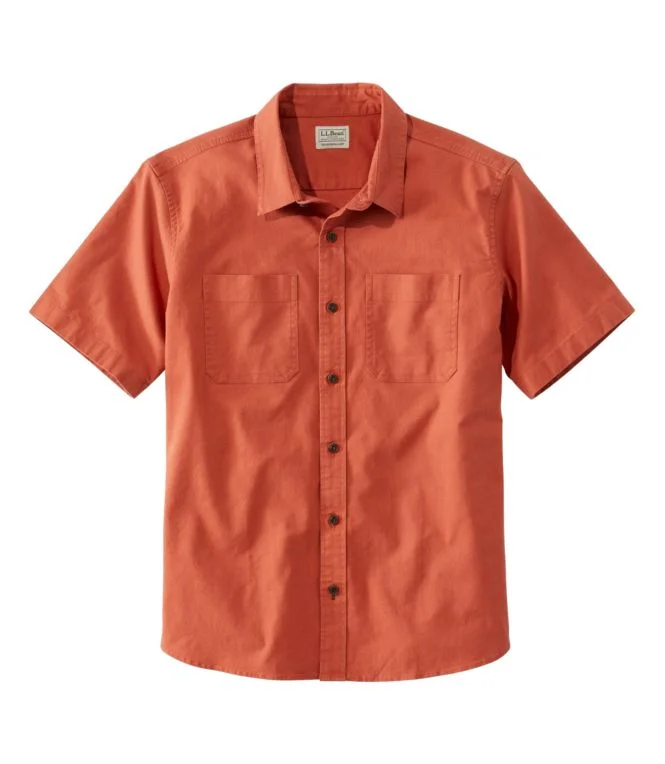 Men''s BeanFlex® Twill Shirt, Traditional Untucked Fit, Short-Sleeve - Image 11