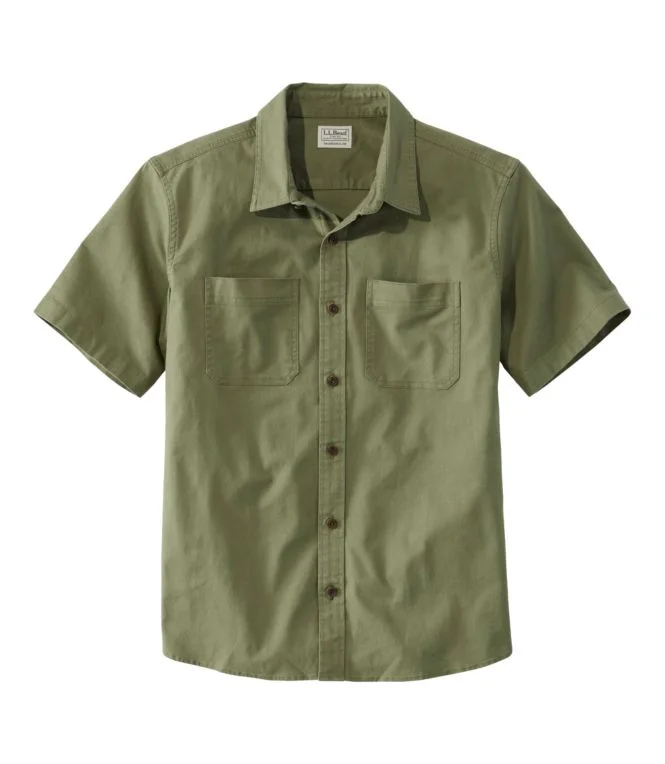 Alternative view of Men''s BeanFlex® Twill Shirt, Traditional Untucked Fit, Short-Sleeve