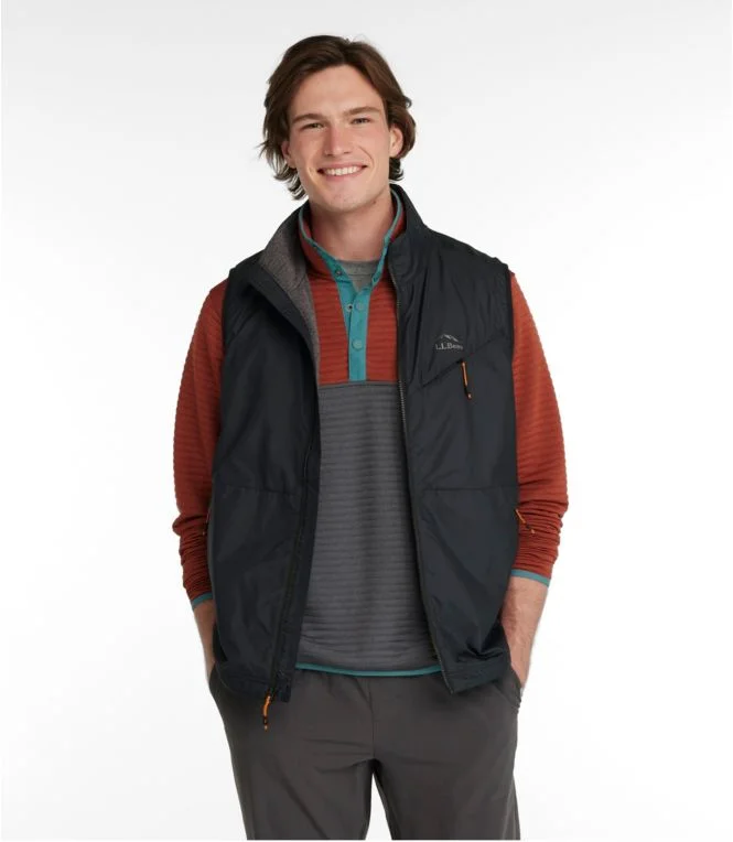 Men''s Bean''s Performance Fleece-Lined Windbreaker Vest - Image 3