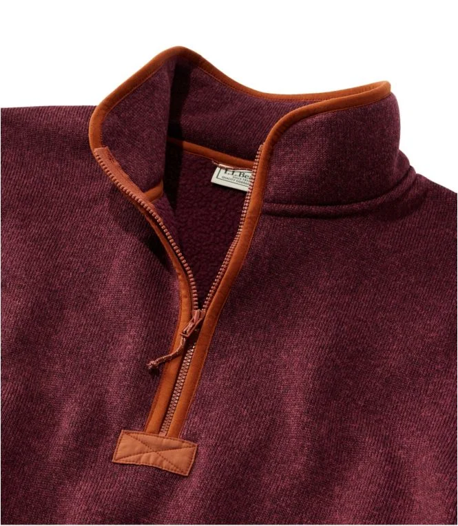 Men''s Bean''s Sweater Fleece Half-Zip Pullover