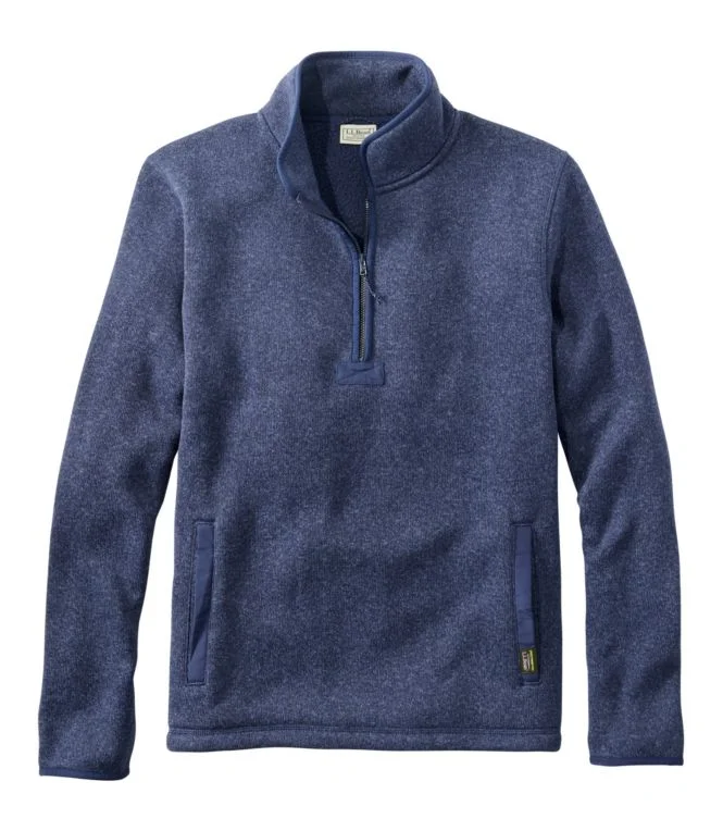 Alternative view of Men''s Bean''s Sweater Fleece Half-Zip Pullover