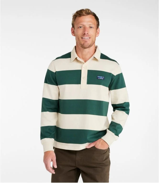 Men''s Bean''s Vintage Soft Rugby, Stripe - Image 3