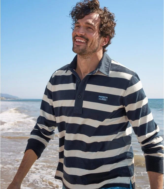 Men''s Bean''s Vintage Soft Rugby, Stripe - Image 8