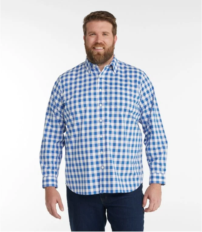 Men''s Bean''s Wrinkle-Free Everyday Shirt, Traditional Untucked Fit, Plaid, Long-Sleeve - Image 4