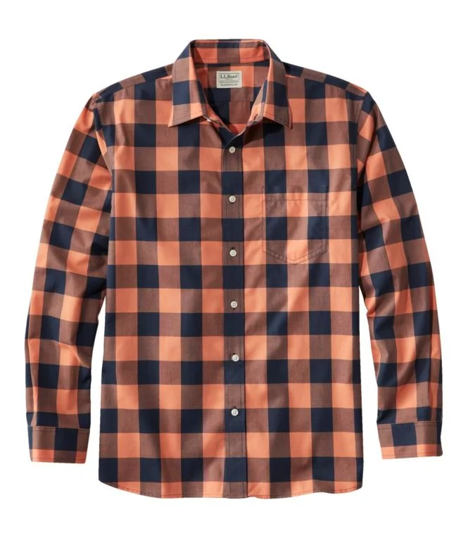 Men''s Bean''s Wrinkle-Free Everyday Shirt, Traditional Untucked Fit, Plaid, Long-Sleeve - Image 6
