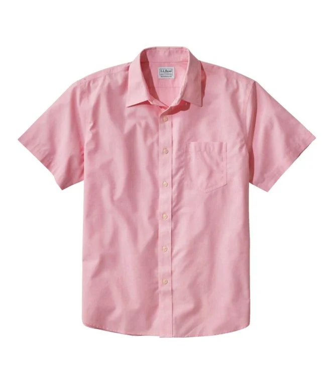 Alternative view of Men''s Bean''s Wrinkle-Free Everyday Shirt, Traditional Untucked Fit, Short-Sleeve