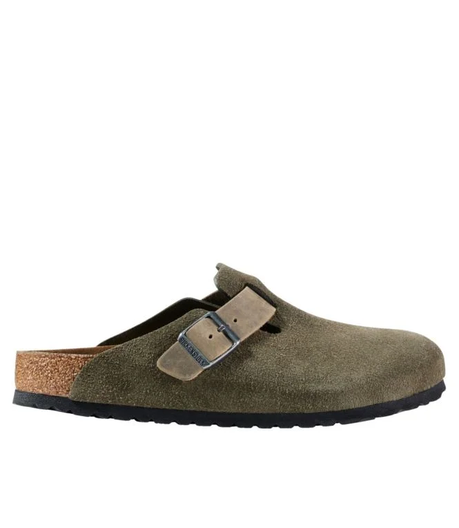 Alternative view of Men''s Birkenstock Boston Clogs, Classic Suede