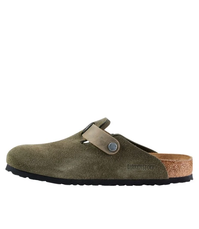 Men''s Birkenstock Boston Clogs, Classic Suede - Image 3