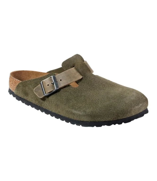 Men''s Birkenstock Boston Clogs, Classic Suede - Image 7