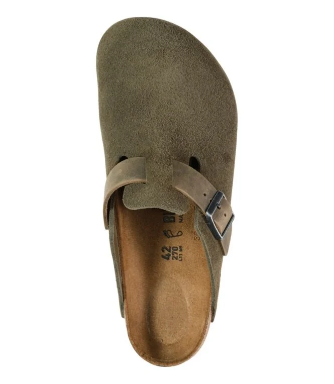 Men''s Birkenstock Boston Clogs, Classic Suede - Image 5