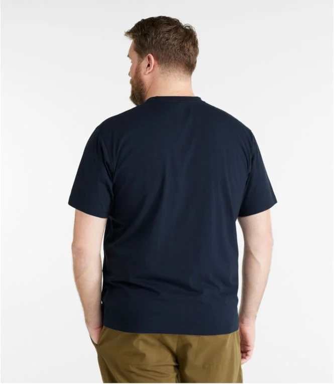 Men''s Carefree Unshrinkable Tee, Traditional Fit, Henley - Image 6