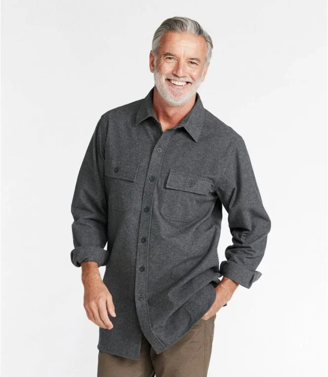 Men''s Chamois Shirt, Slightly Fitted - Image 3