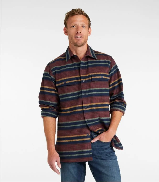 Men''s Chamois Shirt, Slightly Fitted, Stripe - Image 3