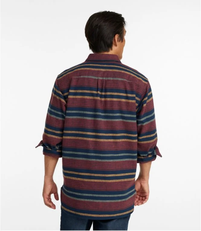Men''s Chamois Shirt, Traditional Fit, Stripe - Image 4