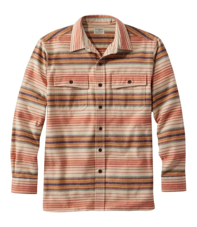 Men''s Chamois Shirt, Traditional Fit, Stripe - Image 7