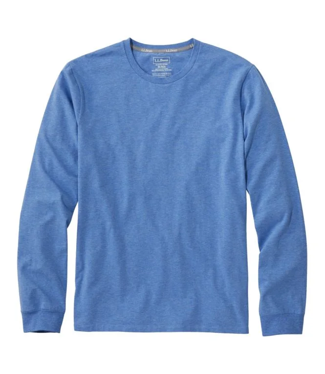 Alternative view of Men''s Comfort Stretch Pima Tee Shirt, Long-Sleeve