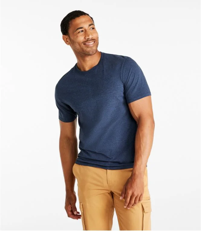 Men''s Comfort Stretch Pima Tee Shirt, Short-Sleeve