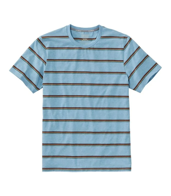 Alternative view of Men''s Comfort Stretch Pima Tee Shirt, Short-Sleeve, Stripe