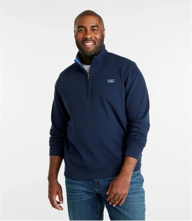 Men''s Comfort Stretch Piqué Quarter Zip Pullover, Long-Sleeve - Image 5