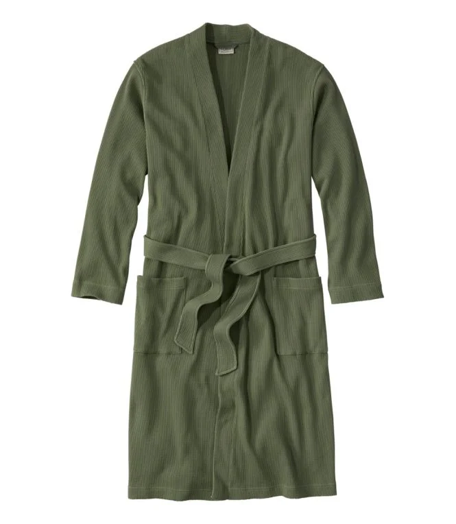 Men''s Comfort Waffle Robe, Unlined - Image 10